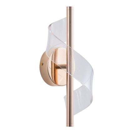 Iluminação de parede LED LED/8W/230V 3000K dourado