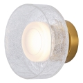 Iluminação de parede LED LED/8W/230V 3000K dourado/transparente