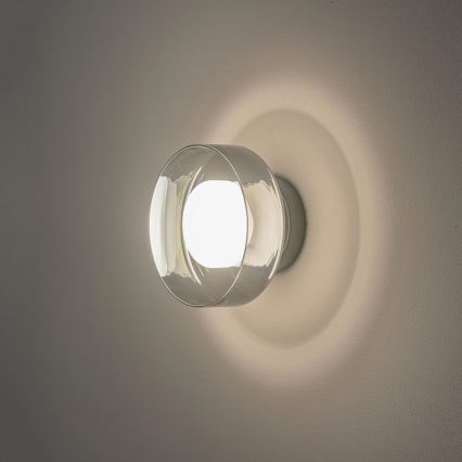 Iluminação de parede LED LED/8W/230V 3000K preto/fumado
