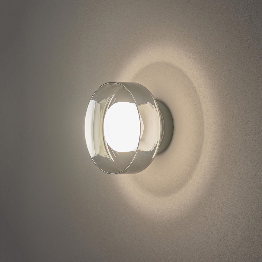 Iluminação de parede LED LED/8W/230V 3000K preto/fumado