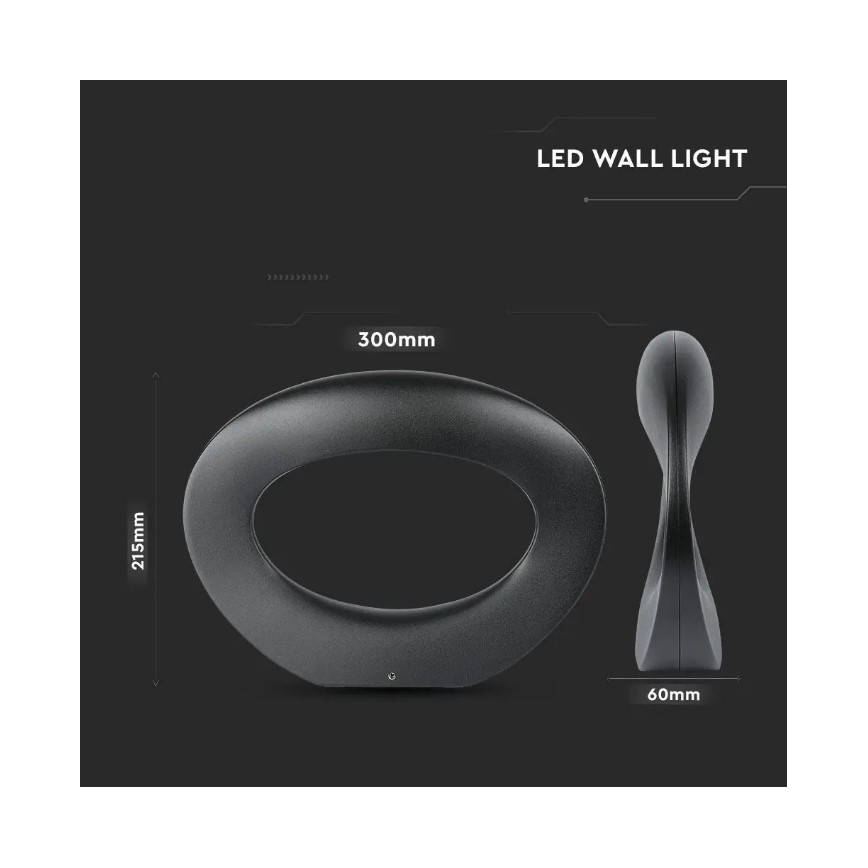 Iluminação de parede LED LED/9W/230V