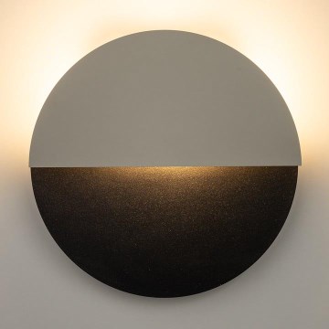 Iluminação de parede LED LUNA LED/7W/230V diâmetro 26 cm preto/bege