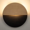 Iluminação de parede LED LUNA LED/7W/230V diâmetro 26 cm preto/bege
