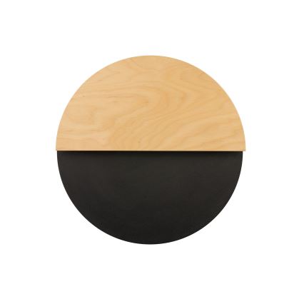 Iluminação de parede LED LUNA LED/7W/230V diâmetro 36 cm preto/bege