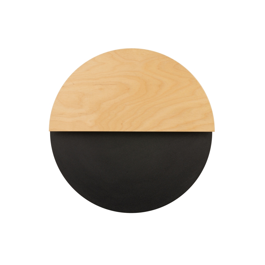 Iluminação de parede LED LUNA LED/7W/230V diâmetro 36 cm preto/bege