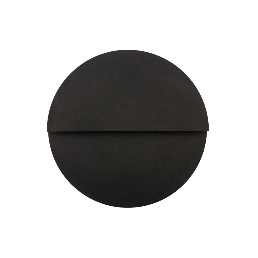 Iluminação de parede LED LUNA LED/7W/230V diâmetro 36 cm preto