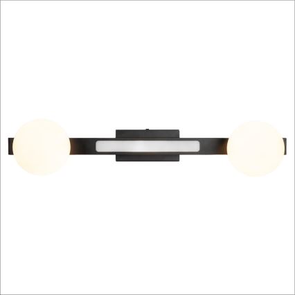 Iluminação de parede LED MAGNET LED/13W/230V + 2xG9/60W 3000/4000K preto