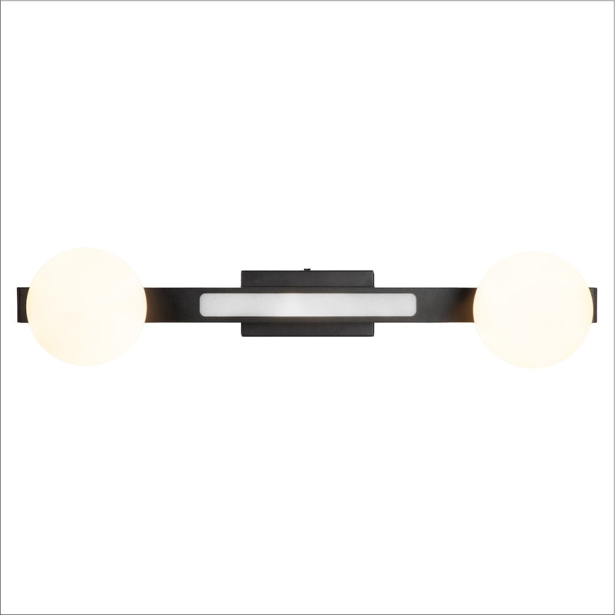 Iluminação de parede LED MAGNET LED/13W/230V + 2xG9/60W 3000/4000K preto