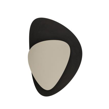 Iluminação de parede LED PEDRA LED/7W/230V preto/bege