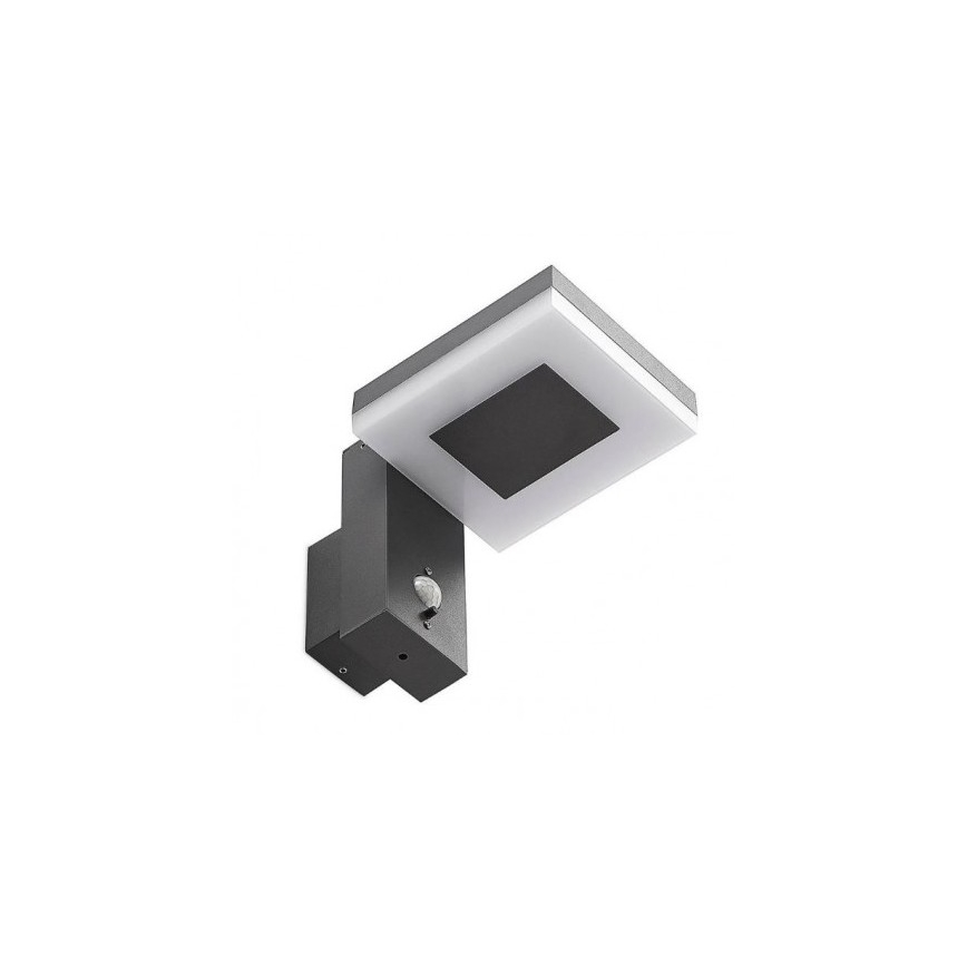 Iluminação de parede LED solar para exterior com sensor LED/5,5W/3,7V 3000K IP54