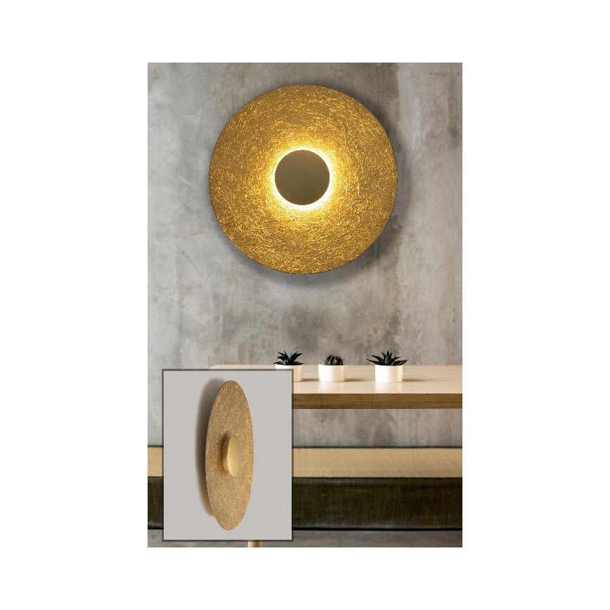 Iluminação de parede LED SOLE LED/7W/230V diâmetro 44 cm dourado
