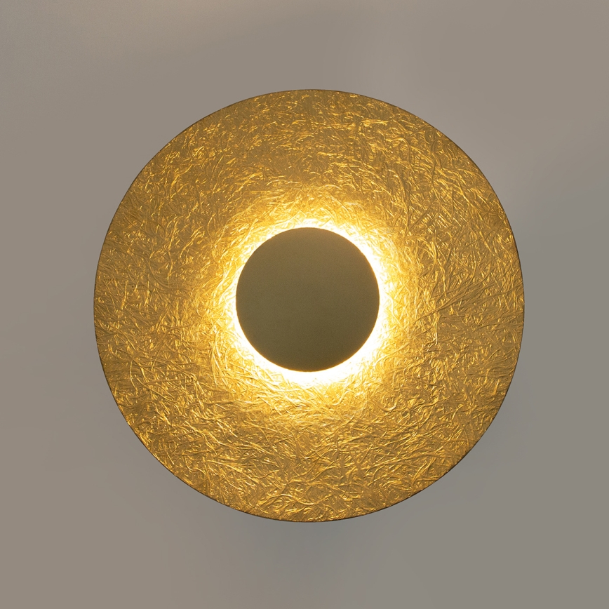 Iluminação de parede LED SOLE LED/7W/230V diâmetro 44 cm dourado
