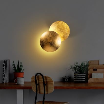 Iluminação de parede LED YOSMA LED/5W/230V 3000K dourado