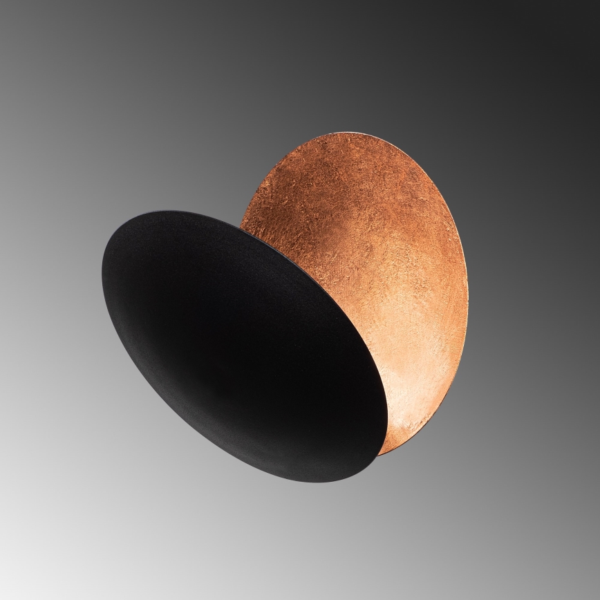 Iluminação de parede LED YOSMA LED/5W/230V 3000K preto/cobre