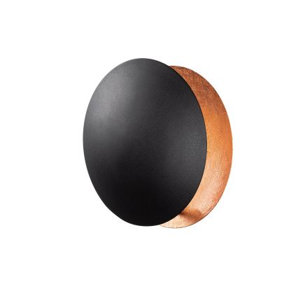 Iluminação de parede LED YOSMA LED/5W/230V 3000K preto/cobre