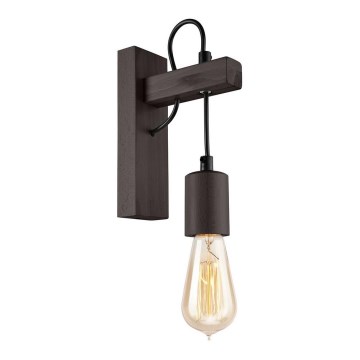 Iluminação de parede LEON 1xE27/60W/230V faia - FSC certificado