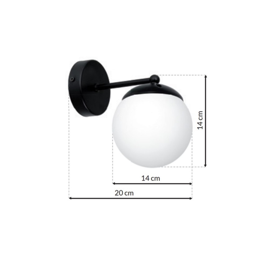Iluminação de parede LIMA 1xE14/40W/230V