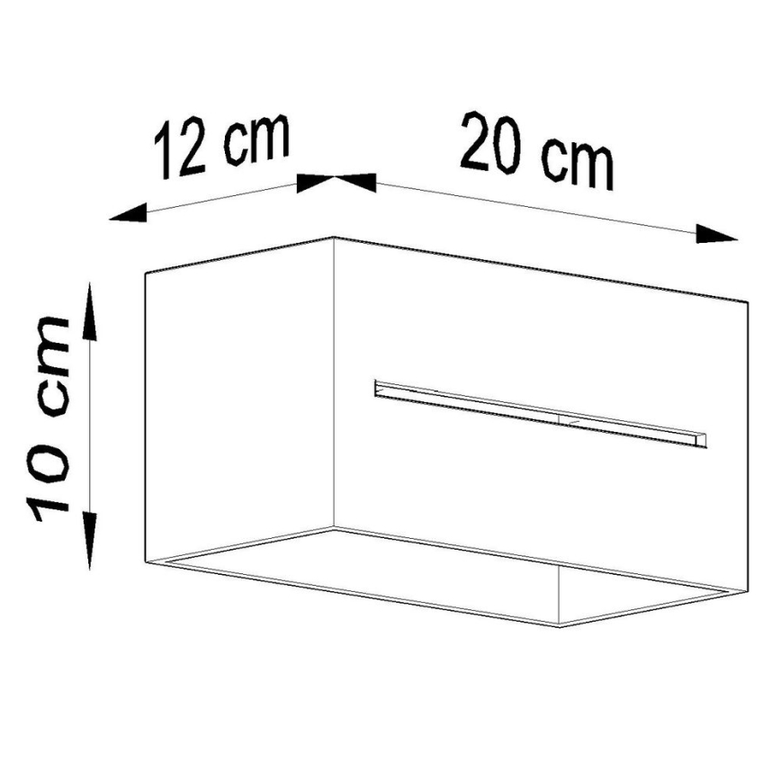 Iluminação de parede LOBO 2xG9/40W/230V branca