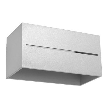Iluminação de parede LOBO 2xG9/40W/230V cinzenta