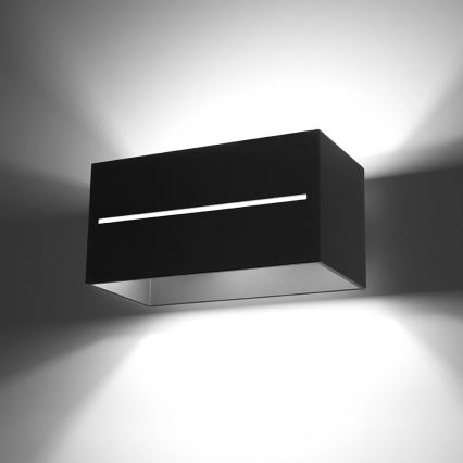 Iluminação de parede LOBO 2xG9/40W/230V preta