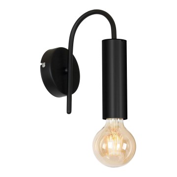 Iluminação de parede LOPPE 1xE27/60W/230V preta