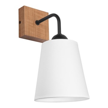 Iluminação de parede LULA 1xE27/60W/230V carvalho