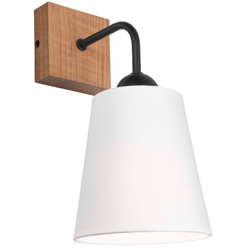 Iluminação de parede LULA 1xE27/60W/230V carvalho