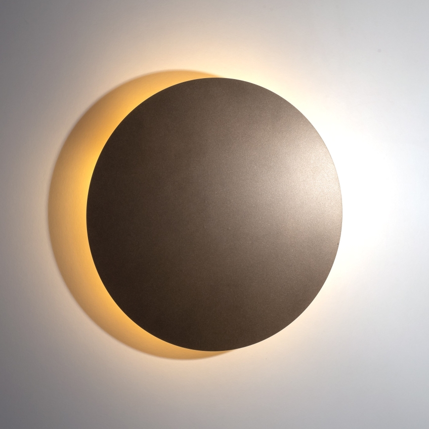 Iluminação de parede LUNA 4xG9/8W/230V diâmetro 40 cm castanho