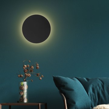 Iluminação de parede LUNA 4xG9/8W/230V diâmetro 40 cm preto