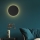 Iluminação de parede LUNA 4xG9/8W/230V diâmetro 40 cm preto