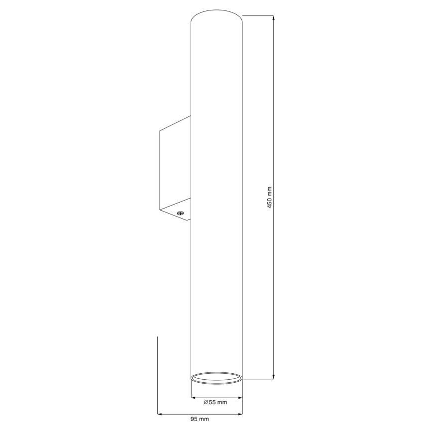 Iluminação de parede LUNGOMARE 2xGU10/10W/230V dourado