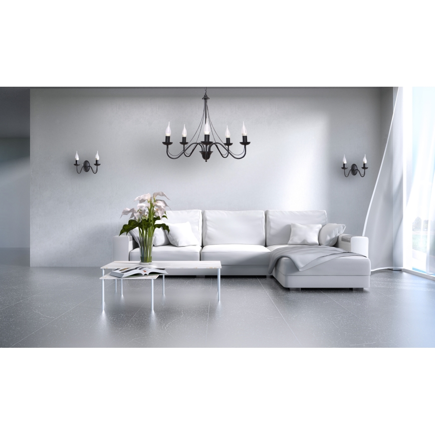 Iluminação de parede MALBO 2xE14/10W/230V