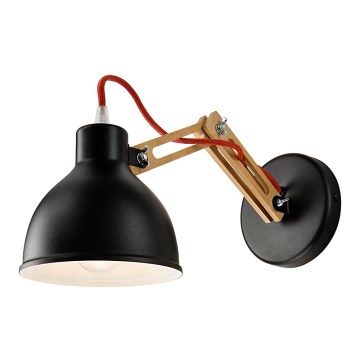 Iluminação de parede MARCELLO 1xE27/60W/230V faia - FSC certificado