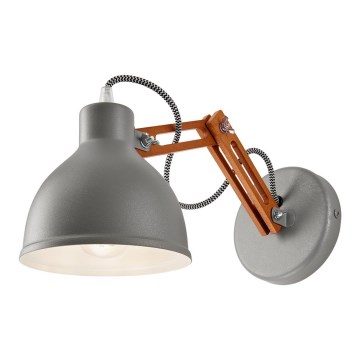 Iluminação de parede MARCELLO 1xE27/60W/230V faia - FSC certificado