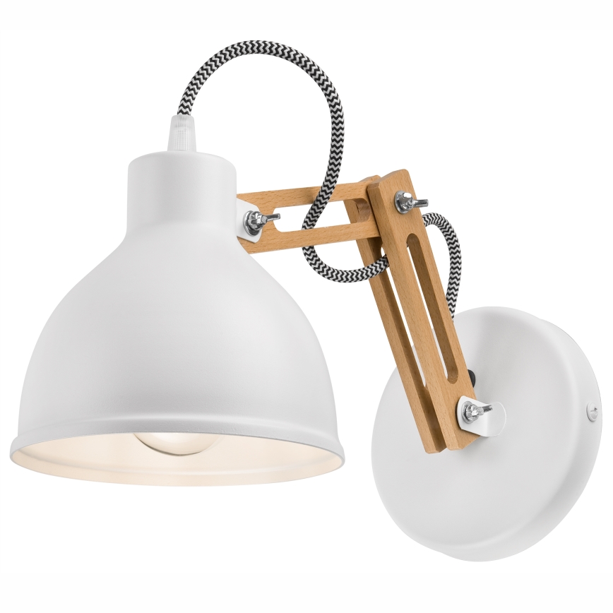 Iluminação de parede MARCELLO 1xE27/60W/230V faia