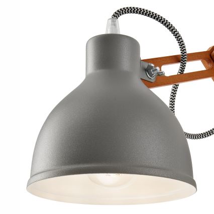 Iluminação de parede MARCELLO 1xE27/60W/230V faia