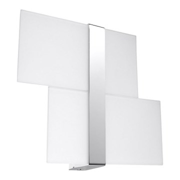 Iluminação de parede MASSIMO 2xG9/40W/230V branco/cromado brilhante