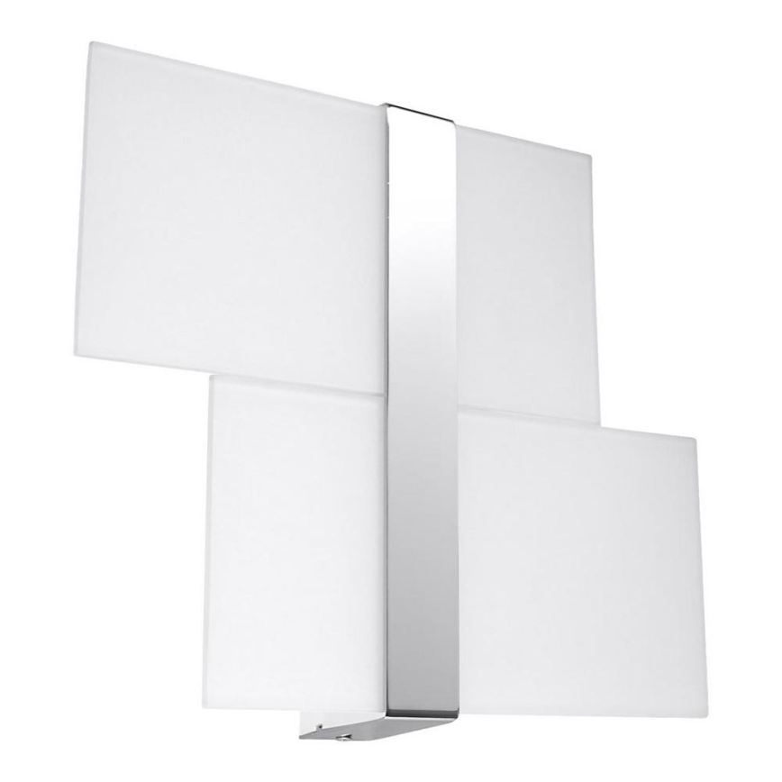 Iluminação de parede MASSIMO 2xG9/40W/230V branco/cromado brilhante