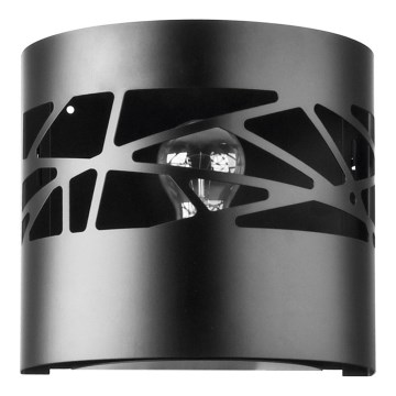 Iluminação de parede MODUL FREZ 1xE27/60W/230V preta
