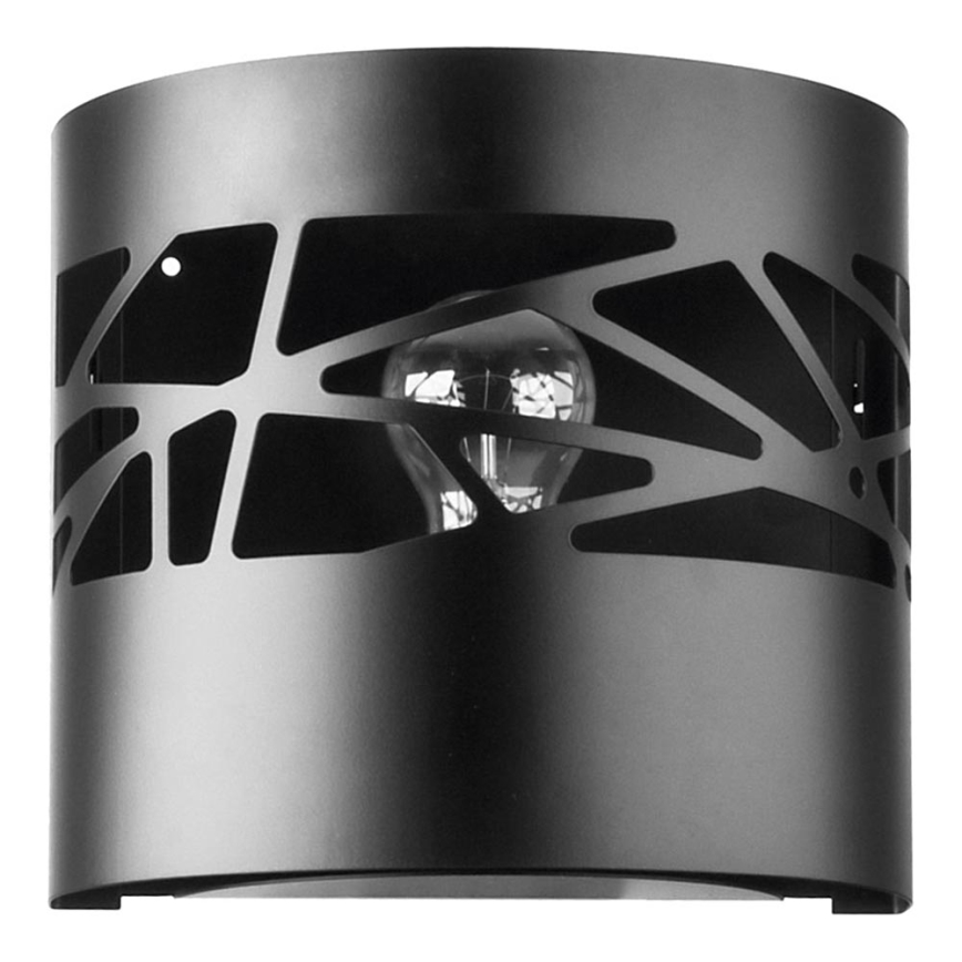 Iluminação de parede MODUL FREZ 1xE27/60W/230V preta