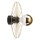 Iluminação de parede MONTANA 1xE27/15W/230V diâmetro 30 cm dourado