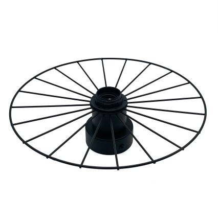 Iluminação de parede MONTANA 1xE27/15W/230V diâmetro 30 cm preto