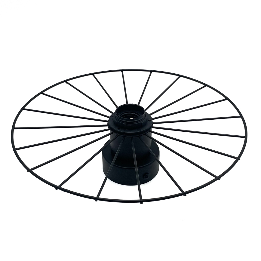 Iluminação de parede MONTANA 1xE27/15W/230V diâmetro 30 cm preto