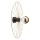Iluminação de parede MONTANA 1xE27/15W/230V diâmetro 45 cm dourado