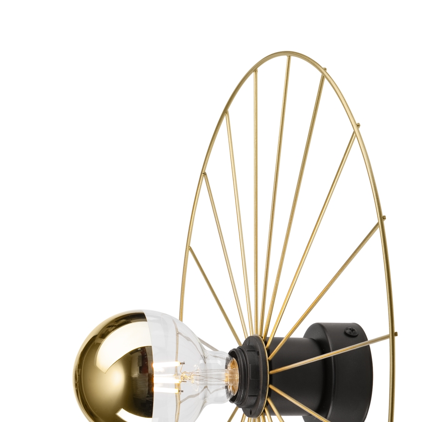 Iluminação de parede MONTANA 1xE27/15W/230V diâmetro 45 cm dourado