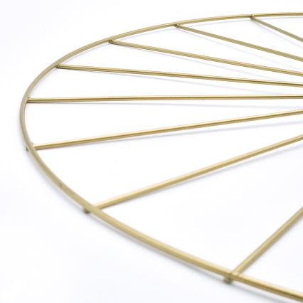 Iluminação de parede MONTANA 1xE27/15W/230V diâmetro 45 cm dourado