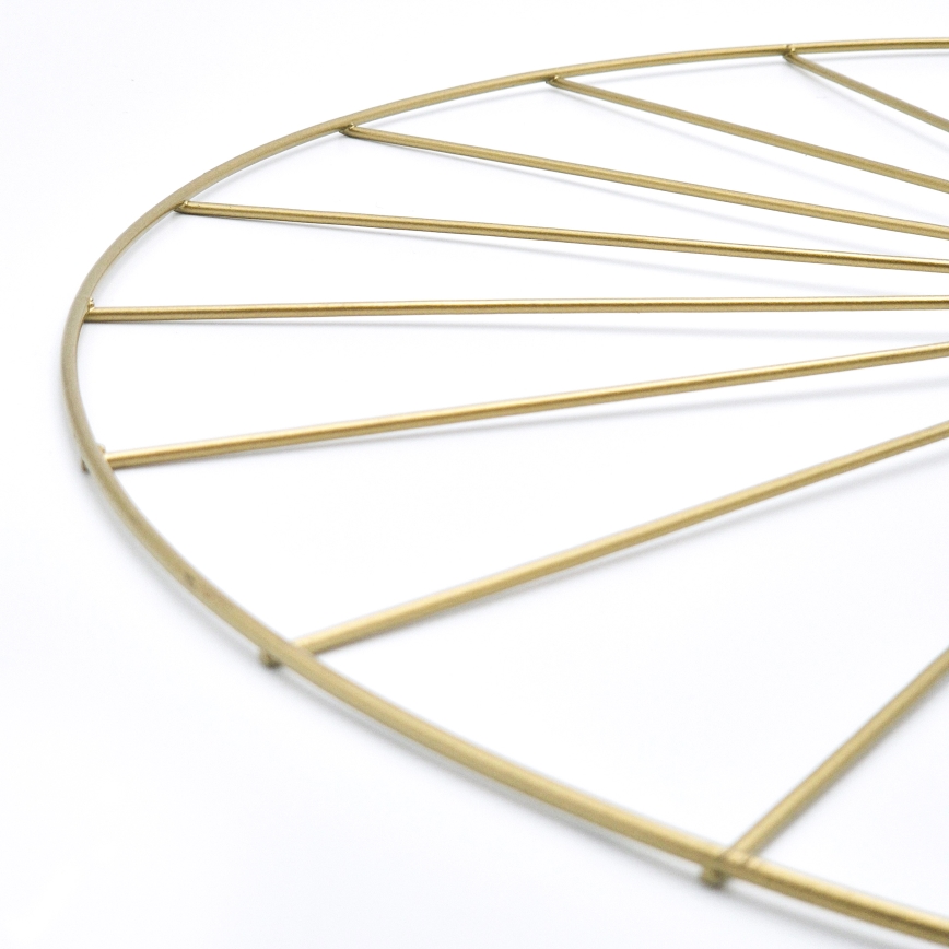 Iluminação de parede MONTANA 1xE27/15W/230V diâmetro 45 cm dourado