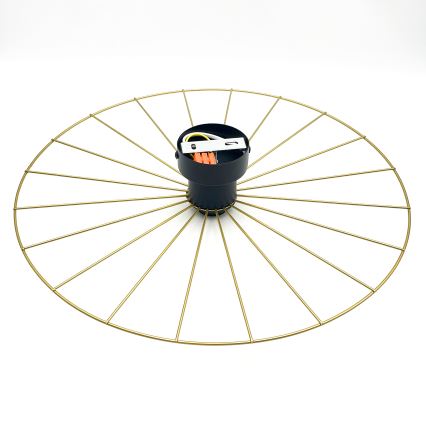 Iluminação de parede MONTANA 1xE27/15W/230V diâmetro 45 cm dourado