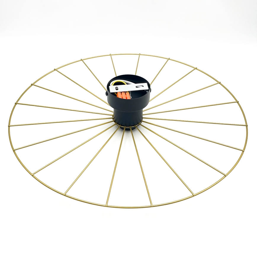 Iluminação de parede MONTANA 1xE27/15W/230V diâmetro 45 cm dourado