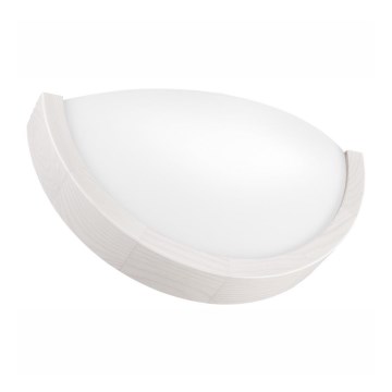 Iluminação de parede NATURAL SLIM 1xE27/60W/230V pinho/branco